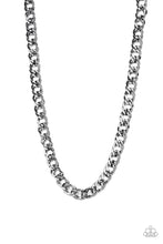 Load image into Gallery viewer, Paparazzi VINTAGE VAULT "Undefeated" Black Mens Necklace Paparazzi Jewelry
