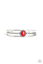 Load image into Gallery viewer, Paparazzi "Top Of The Pop Charts" Red Bracelet Paparazzi Jewelry
