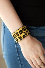 Load image into Gallery viewer, Paparazzi Cheetah Cabana - Yellow Bracelet
