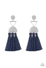 Load image into Gallery viewer, Paparazzi VINTAGE VAULT "Tassel Trippin" Blue Post Earrings Paparazzi Jewelry
