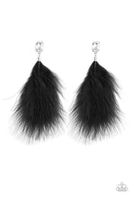 Load image into Gallery viewer, Paparazzi "The SHOWGIRL Must Go On!" Black Post Earrings Paparazzi Jewelry
