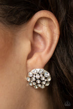 Load image into Gallery viewer, Paparazzi Hollywood Drama - White Earrings
