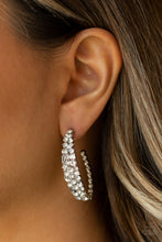 Load image into Gallery viewer, Paparazzi A GLITZY Conscience - Black Earrings

