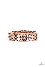 Load image into Gallery viewer, Paparazzi VINTAGE VAULT "FLOWERBED and Board" Copper Ring Paparazzi Jewelry
