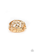 Load image into Gallery viewer, Paparazzi VINTAGE VAULT "Haute Havana" Gold Ring Paparazzi Jewelry
