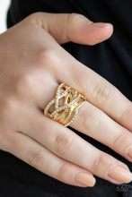 Load image into Gallery viewer, Paparazzi High Rollin - Gold Ring
