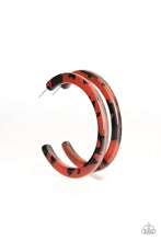 Load image into Gallery viewer, Paparazzi VINTAGE VAULT "HAUTE-Blooded" Brown Earrings Paparazzi Jewelry
