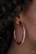 Load image into Gallery viewer, Paparazzi VINTAGE VAULT "HAUTE-Blooded" Brown Earrings Paparazzi Jewelry
