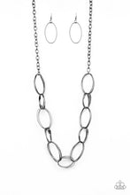 Load image into Gallery viewer, Paparazzi VINTAGE VAULT "Ring Bling" Black Necklace &amp; Earring Set Paparazzi Jewelry
