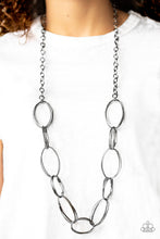Load image into Gallery viewer, Paparazzi VINTAGE VAULT "Ring Bling" Black Necklace &amp; Earring Set Paparazzi Jewelry
