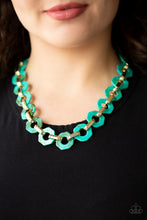 Load image into Gallery viewer, Paparazzi VINTAGE VAULT "Fashionista Fever" Blue Necklace &amp; Earring Set Paparazzi Jewelry
