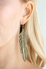 Load image into Gallery viewer, Paparazzi Give Me A ROOST - Brass Earrings
