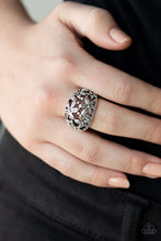Load image into Gallery viewer, Paparazzi VINTAGE VAULT "Haute Havana" Silver Ring Paparazzi Jewelry
