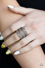 Load image into Gallery viewer, Paparazzi Textile Bliss - Silver Ring
