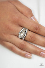 Load image into Gallery viewer, Paparazzi "Packin Heat" White Ring Paparazzi Jewelry
