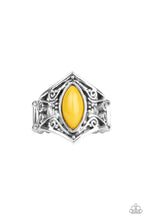 Load image into Gallery viewer, Paparazzi VINTAGE VAULT "Roamin Rogue" Yellow Ring Paparazzi Jewelry

