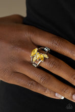 Load image into Gallery viewer, Paparazzi Rhinestone Stunner - Yellow Ring
