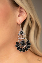 Load image into Gallery viewer, Paparazzi Paradise Parlor - Black Earrings
