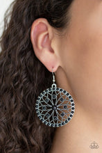 Load image into Gallery viewer, Paparazzi Merry Mandalas - Black Earrings
