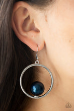 Load image into Gallery viewer, Paparazzi "Solitaire REFINEMENT" Blue Earrings Paparazzi Jewelry
