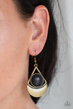 Load image into Gallery viewer, Paparazzi Sonoran Sailing - Brass Earrings
