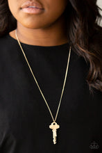 Load image into Gallery viewer, Paparazzi The Keynoter - Gold Necklace
