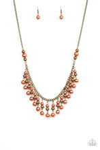 Load image into Gallery viewer, Paparazzi VINTAGE VAULT "Location, Location, Location!" Orange Necklace &amp; Earring Set Paparazzi Jewelry
