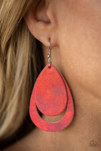 Load image into Gallery viewer, Paparazzi Fiery Firework - Red Earrings
