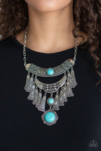 Load image into Gallery viewer, Paparazzi Sahara Royal - Blue Necklace
