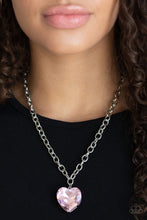 Load image into Gallery viewer, Paparazzi Flirtatiously Flashy - Pink Necklace
