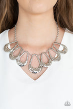 Load image into Gallery viewer, Paparazzi Teardrop Envy - Silver Necklace
