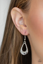 Load image into Gallery viewer, Paparazzi Teardrop Envy - Silver Necklace
