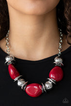 Load image into Gallery viewer, Paparazzi Vivid Vibes - Red Necklace
