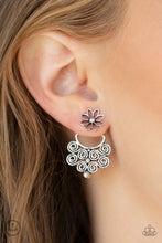 Load image into Gallery viewer, Paparazzi "Garden Spindrift" Silver Post Earrings Paparazzi Jewelry
