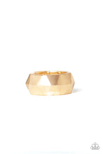 Load image into Gallery viewer, Paparazzi "Industrial Mechanic" Gold Mens Ring Paparazzi Jewelry
