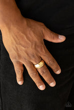 Load image into Gallery viewer, Paparazzi "Industrial Mechanic" Gold Mens Ring Paparazzi Jewelry
