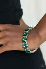Load image into Gallery viewer, Paparazzi Glitzy Glamorous - Green Bracelet
