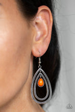 Load image into Gallery viewer, Paparazzi Drops of Color - Orange Earrings
