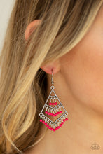 Load image into Gallery viewer, Paparazzi Kite Race - Pink Earrings
