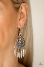 Load image into Gallery viewer, Paparazzi Wolf Den - Silver Earrings
