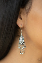 Load image into Gallery viewer, Paparazzi Bling Bliss - White Earrings
