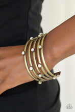 Load image into Gallery viewer, Paparazzi Sugarlicious Sparkle - Brass Bracelet
