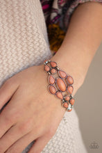 Load image into Gallery viewer, Paparazzi Blooming Prairies - Brown Bracelet
