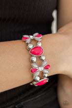 Load image into Gallery viewer, Paparazzi Fabulously Flourishing - Pink Bracelet
