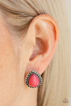 Load image into Gallery viewer, Paparazzi Boldly Beaded - Pink Earrings
