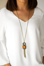 Load image into Gallery viewer, Paparazzi A Good TALISMAN Is Hard To Find - Orange Necklace
