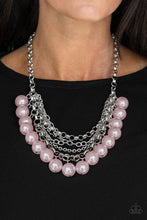 Load image into Gallery viewer, Paparazzi One-Way WALL STREET - Pink Necklace
