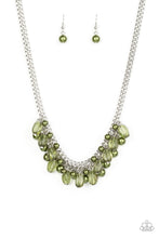 Load image into Gallery viewer, Paparazzi "5th Avenue Flirtation" Green Necklace &amp; Earring Set Paparazzi Jewelry
