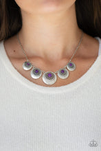 Load image into Gallery viewer, Paparazzi Solar Beam - Purple Necklace
