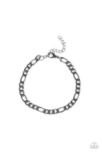 Load image into Gallery viewer, Paparazzi "Roll Call" Black Mens Bracelet Unisex Paparazzi Jewelry
